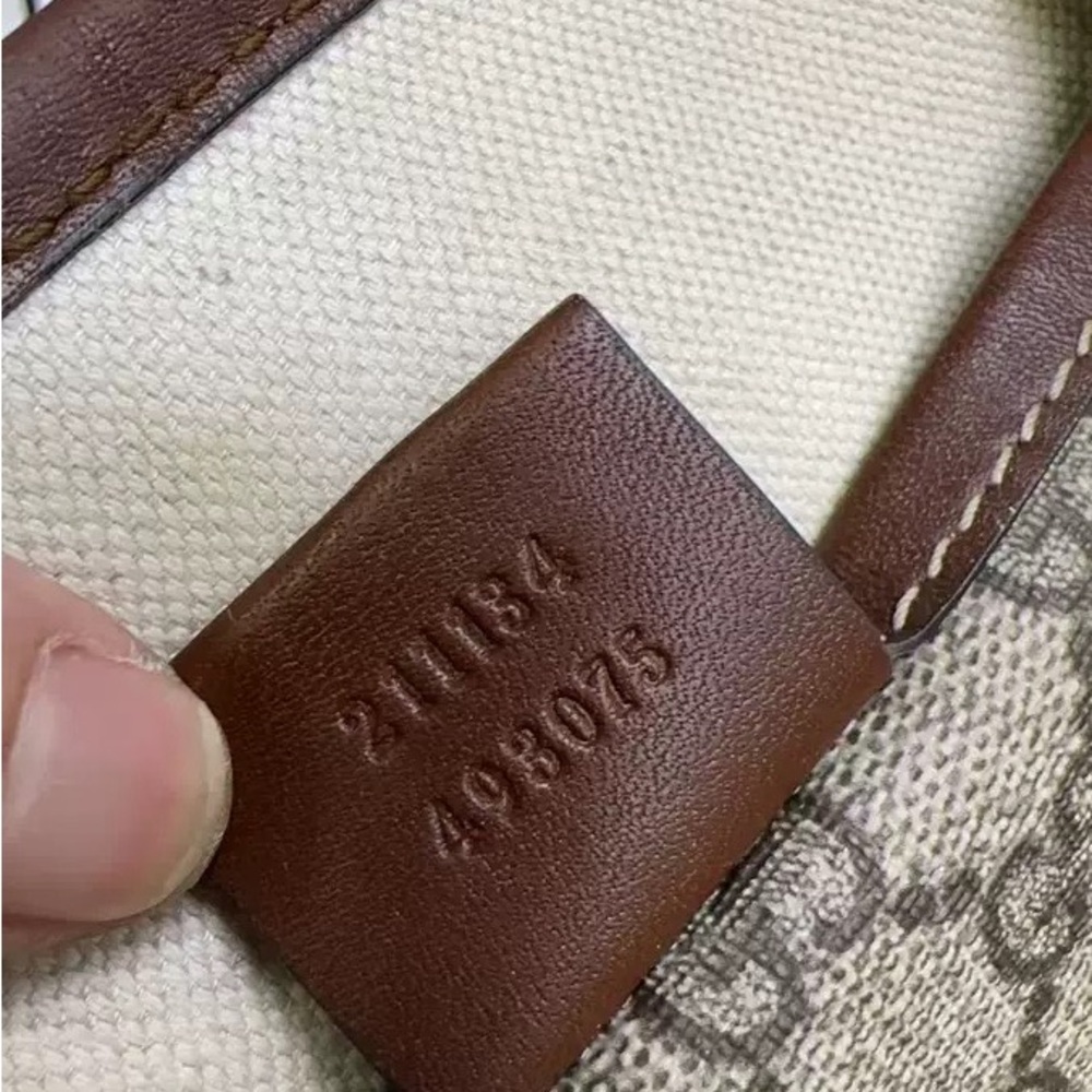 Gucci GG Plus Monogram Medium Signature Web Loop Tote Brown - Picture 11 of 11